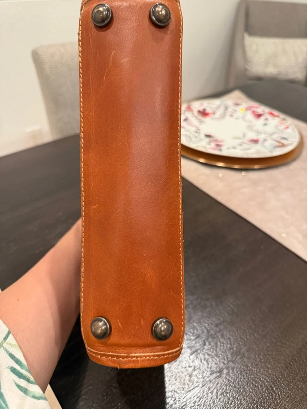 Leather handcrafted western bag - Picture 6 of 8